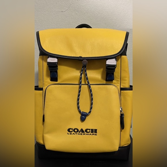 Coach League Flap Backpack - Picture 1 of 6